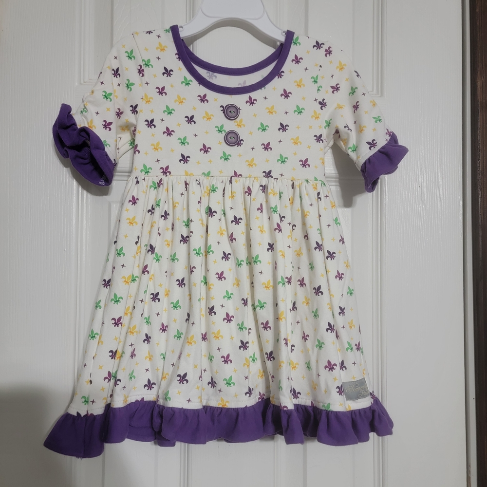 Eleanor Rose Multicolor Floral Kids Dress